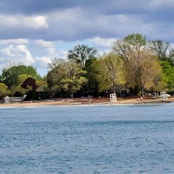 Greenwood Beach - The beach from 500 feet away