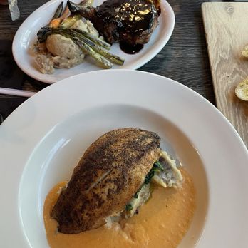 Fork and Barrel - Redfish and pork chop - Desserts Near Me - Winter Springs, Florida