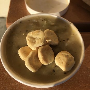 Barbara's Fishtrap - Cup of chowder - more of a potato based soup with clams - Seafood Near Me - Half Moon Bay, California Barbara's Fishtrap - Cup of chowder - more of a potato based soup with clams - Seafood Near Me - Half Moon Bay, California