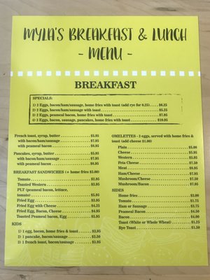Menu photo 2 Myla’s Breakfast & Lunch Welland, ON