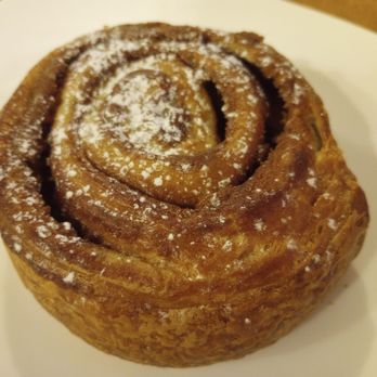 Grounded Kitchen, Coffee & Bar - Cinnamon roll. Was $10.17 for this cinnamon roll and a brownie. - Bars Near Me - Ottawa, Ontario