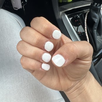 Angel Nails - White dip powder nails - Nail Salons Near Me - Mechanicsburg, Pennsylvania Angel Nails - White dip powder nails - Nail Salons Near Me - Mechanicsburg, Pennsylvania