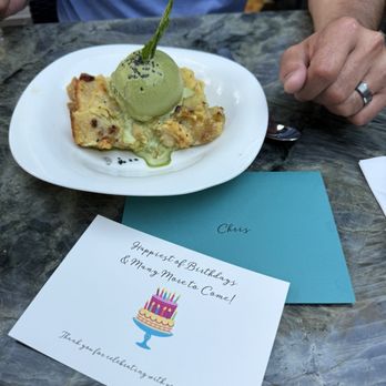 FERRO - Italian Sticky Pudding with Basil Gelato - Pizza Near Me - Idyllwild, California