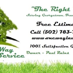 One Way Lawn Service