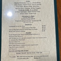 Menu Menu