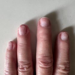 Peace Nails - manicure.  THIS is what I left with!! Please see my other review (google) which explains the pedicure!!  Please people DO YOUR research!