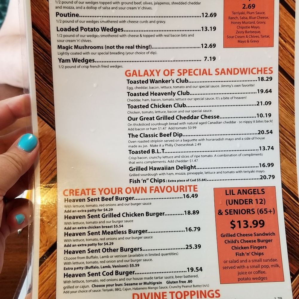 Burger Heaven - Menu - Burgers Near Me - New Westminster, British Columbia