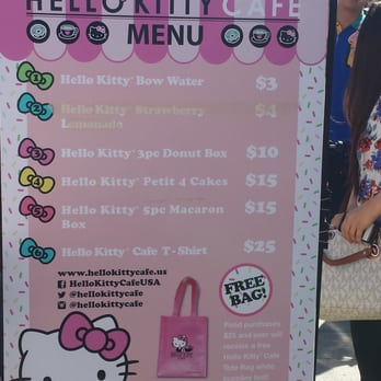 Hello Kitty Cafe Truck - Menu 4/12/15 - Coffee & Tea Near Me - Oak Brook, Illinois Hello Kitty Cafe Truck - Menu 4/12/15 - Coffee & Tea Near Me - Oak Brook, Illinois