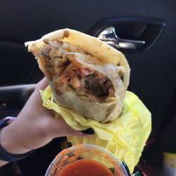 Albertaco's Mexican Food - California with red sauce