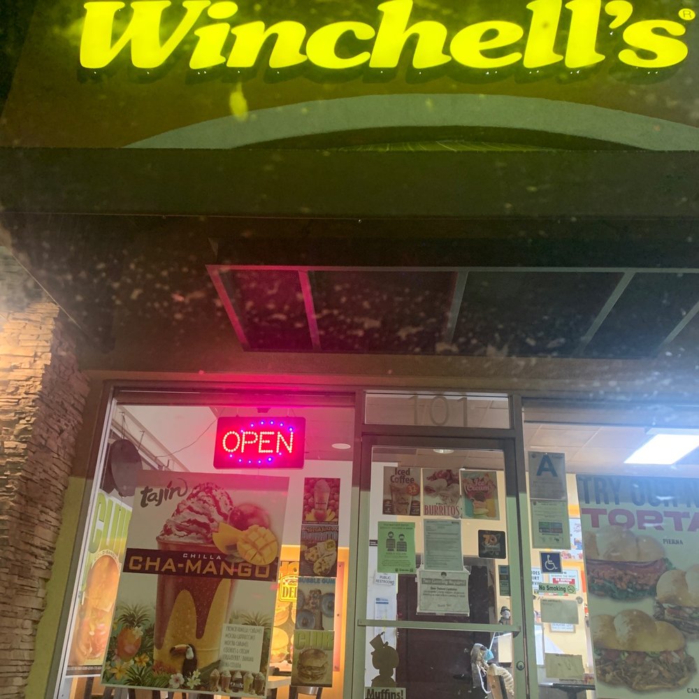 Winchell's Donut House - Excuse my dirty windshield !! But the food and service rocked !! Yummy!! - Donuts Near Me - Lancaster, California