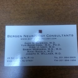 Bergen Neurology Consultants - Business Card