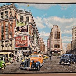 Nassau County Museum of Art - Midtown Manhattan circa 1936. The El still operating then (right side).