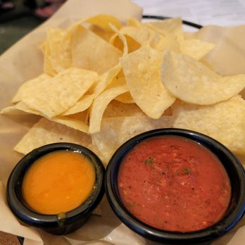 Cocina Madrigal - Chips and Salsa, orange color Habenero Salsa, Red Salsa - Tacos Near Me - Phoenix, Arizona