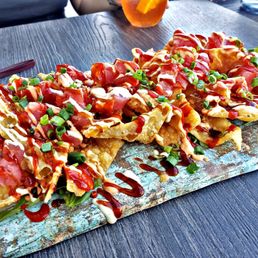 Tuna nachos, delicious! Tuna nachos, delicious!