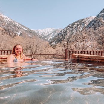 Avalanche Ranch - Hanging out in the hottest pool at the hot springs - Hot Springs Near Me - Redstone, Colorado