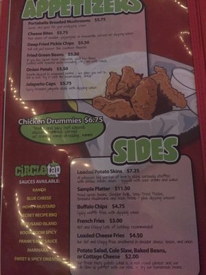 Menu photo 2 Circle Tap Davenport, IA