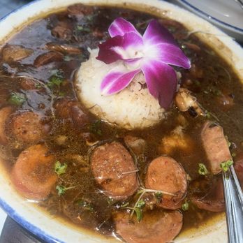 Kitchen 15 - GUMBO WITH WHITE RICE (32oz) - Breakfast & Brunch Near Me - Sacramento, California