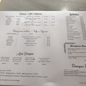 Otto - Menu - Cafeteria Near Me - Seville, SE