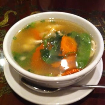 Tum Nak Thai - Wonton soup - very clean taste - Thai Near Me - Mesa, Arizona Tum Nak Thai - Wonton soup - very clean taste - Thai Near Me - Mesa, Arizona