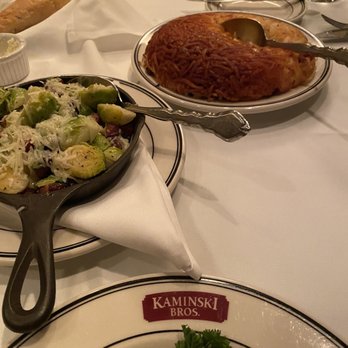 Kaminski's Chop House - Brussel sprouts and hashbrown casserole - Steakhouses Near Me - Wisconsin Dells, Wisconsin Kaminski's Chop House - Brussel sprouts and hashbrown casserole - Steakhouses Near Me - Wisconsin Dells, Wisconsin