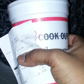 Cook Out - My heavenly glorious banana Nutt milkshake. $3.03 Fyi lol - Burgers Near Me - Norfolk, Virginia
