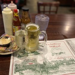 Pinot Grigio and beer
