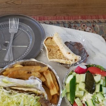 Cusmos Greek American Restaurant - Lamb gyro platter - Greek Near Me - Lindenhurst, New York