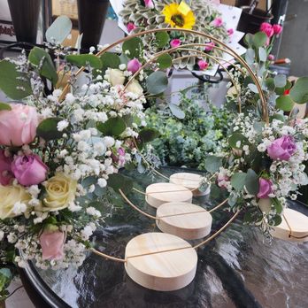 Flowers By Maria - Custom centerpieces! We provided the bases - Florists Near Me - Westminster, California Flowers By Maria - Custom centerpieces! We provided the bases - Florists Near Me - Westminster, California