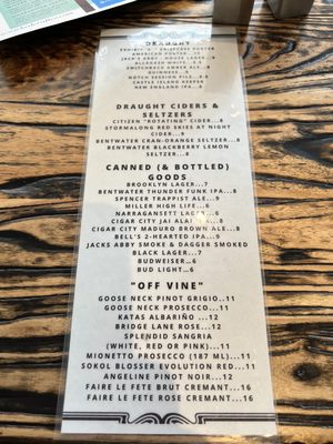 Menu photo 7 Wicked Craft Boston, MA