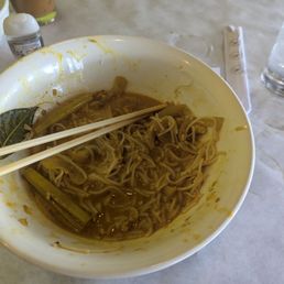 Tofu curry vermicelli