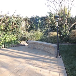 Backyard paver work done by Federal Paving Systems.