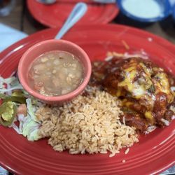 Grill On Tex Mex Restaurant - The BEST stuffed avocado.