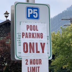 Howard Hopkins Memorial Pool - Reserved parking Labor Day weekend 2021.