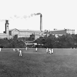 Roberts Park - 1853 chimney with its top on