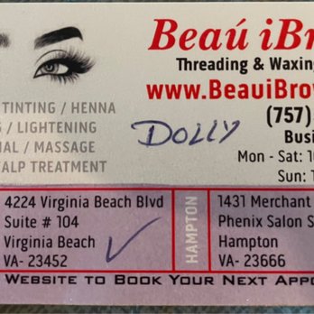 Beau Ibrowz - Eyebrow Services Near Me - Virginia Beach, Virginia Beau Ibrowz - Eyebrow Services Near Me - Virginia Beach, Virginia