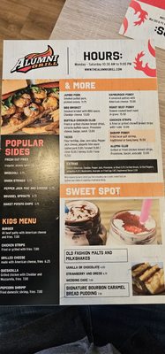Menu photo 4 Alumni Grill Thibodaux, LA Menu photo 4 Alumni Grill Thibodaux, LA