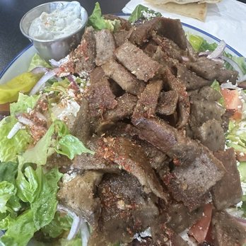 Greek Bistro - Greek salad with gyro meat!!! - Greek Near Me - Henderson, Nevada Greek Bistro - Greek salad with gyro meat!!! - Greek Near Me - Henderson, Nevada