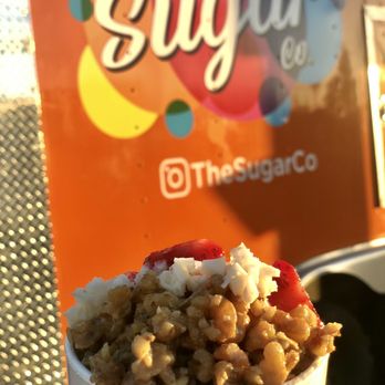 The Sugar - Strawberry, Walnuts and Coconut shaved ice! - Food Trucks Near Me - Bakersfield, California The Sugar - Strawberry, Walnuts and Coconut shaved ice! - Food Trucks Near Me - Bakersfield, California