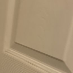 Hair stuck to the wall Hair stuck to the wall