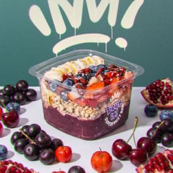 AOX Bowl!
Cherry açai superbfood sorbet packed w/ fruit and flavor! You decide the toppings.