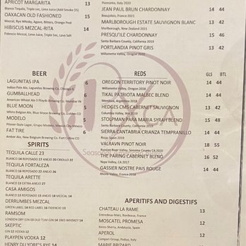 Pixca - Drink menu - American Near Me - Highland Park, Illinois