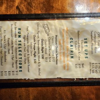 Fritai - Bar menu - Haitian Near Me - New Orleans, Louisiana