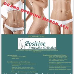 Positive Attitudes & Bodies - Grand Opening Flyer