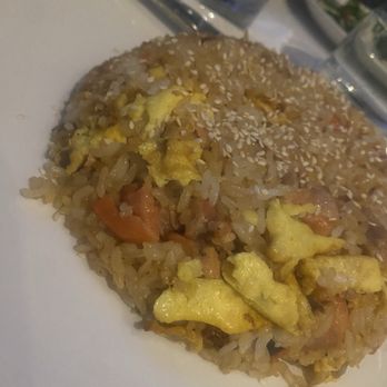 Mojo - Sesame with chicken and fried egg topped with ginger/onions fry rice. (Does come with scallions) - Latin American Near Me - Forest Hills, New York