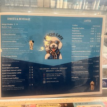 Mochi Cafe - Menu - Ice Cream & Frozen Yogurt Near Me - Jacksonville, Florida