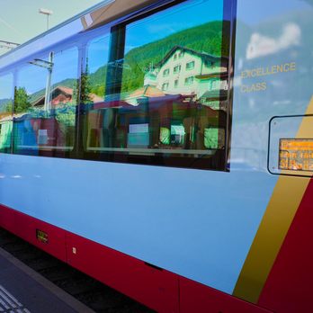 Glacier Express - Exterior Excellence Class car - Public Transportation Near Me - Brig-Glis, VS