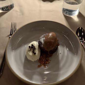 Bacchanalia - chocolate dessert, fourth course - New American Near Me - Atlanta, Georgia