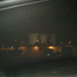 Sparta Drive-In Theatre - Screen from behind the concessions.