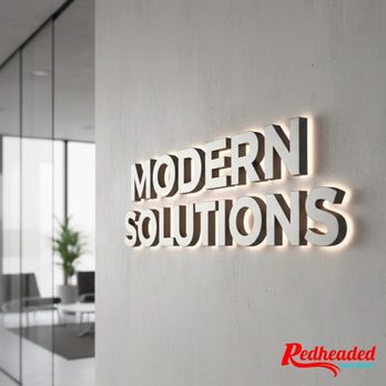 Redheaded Sign - lobby signs - Signmaking Near Me - Oak Park, Illinois Redheaded Sign - lobby signs - Signmaking Near Me - Oak Park, Illinois