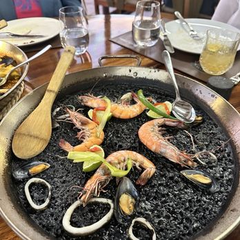Meson Iberico - Rice with black squid ink - Tapas Bars Near Me - Puerto Vallarta, JAL